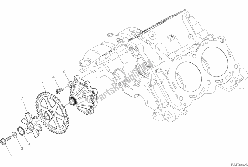 Todas las partes para Bomba De Agua de Ducati Streetfighter V4 S USA 1103 2020
